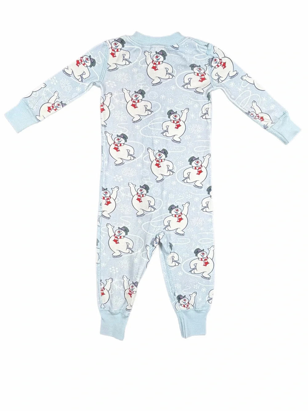 HANNA ANDERSSON x Frosty the Snowman Org Cotton Zip Christmas Sleeper - 12-18M